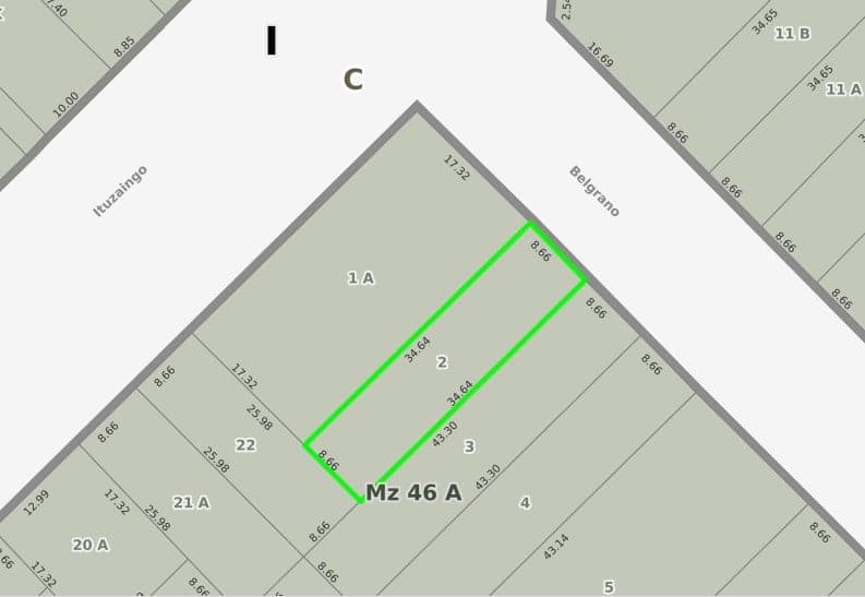 Lote en Pueblo Nuevo a metros de Av. Ituzaingó  - 3