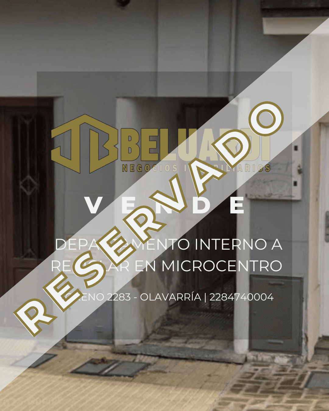 Departamento 2 dormitorios en microcentro a Reciclar 