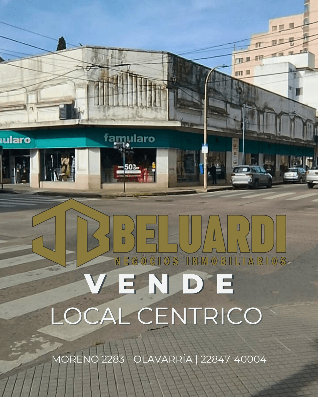 Local céntrico en Olavarría con alto impacto comercial y ubicación estratégica